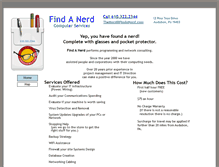 Tablet Screenshot of findanerd.com
